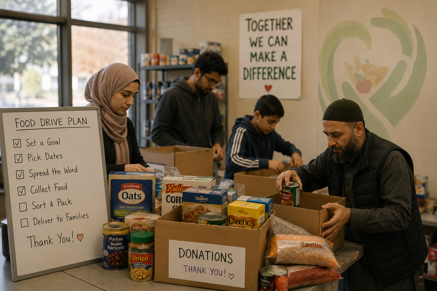 How to Organize a Community Food Drive