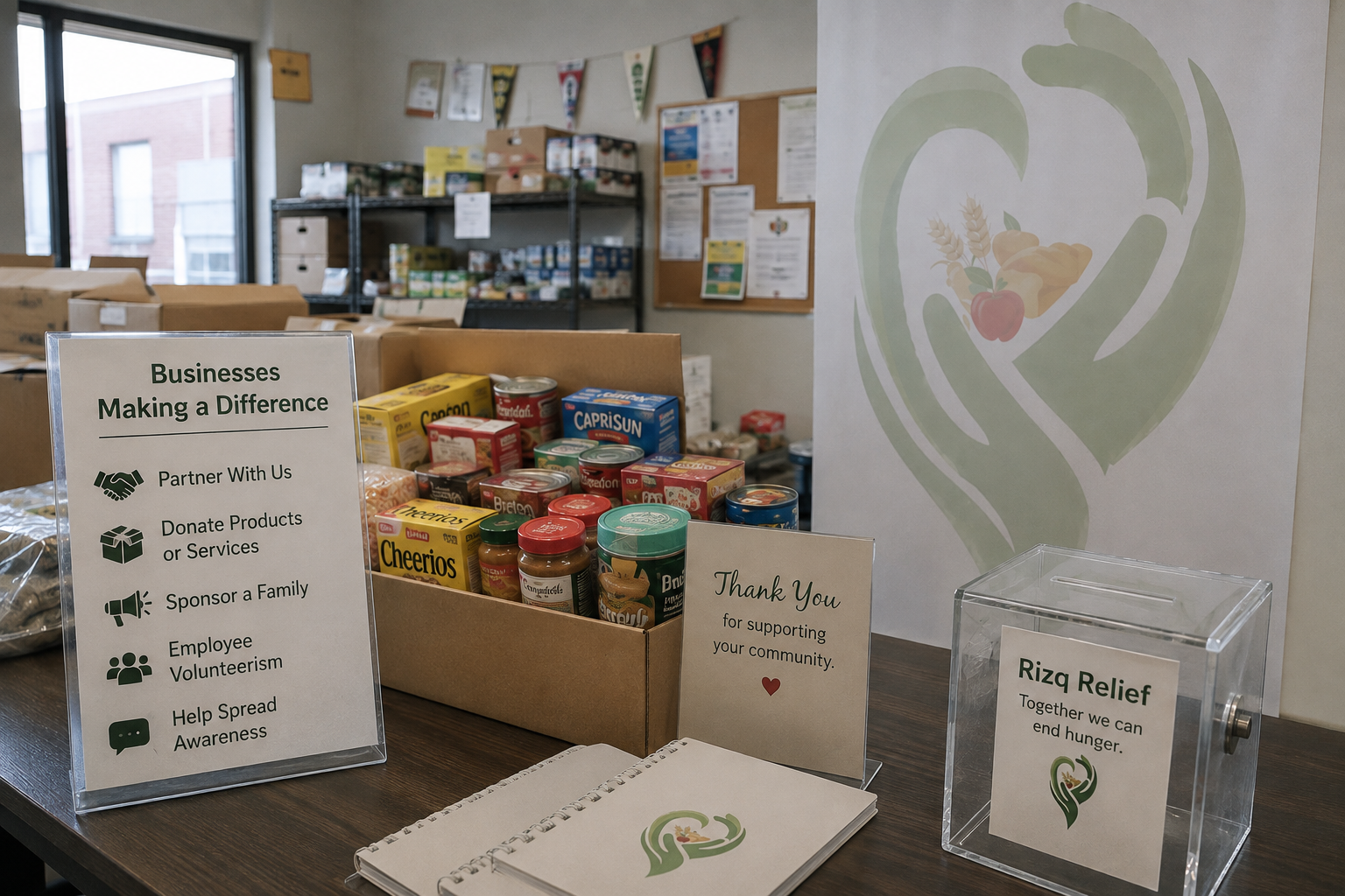 Ways Local Businesses Can Support Rizq Relief